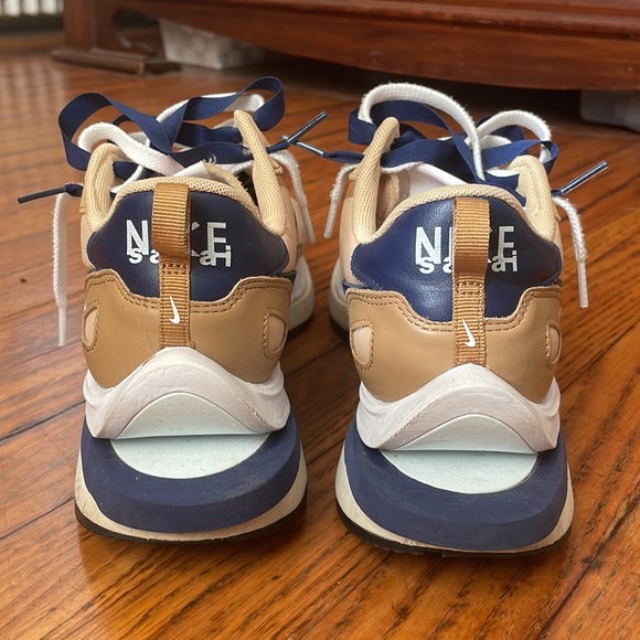 Nike Vaporwaffle Sacai Sesame Blue Void Size 9.5 - Picture 4 of 6